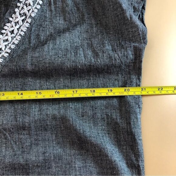 Subtle Luxury Fringe Tassel Dress 100% Cotton Embroidery Size Medium/Large NWOT - Picture 10 of 12